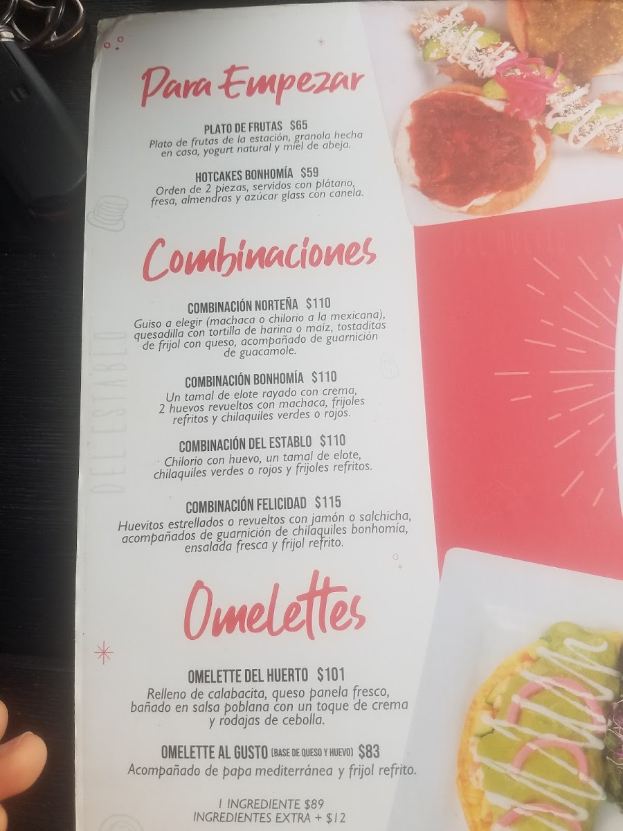 Bonhomia - Café - Pedro Infante Menu - Image 3